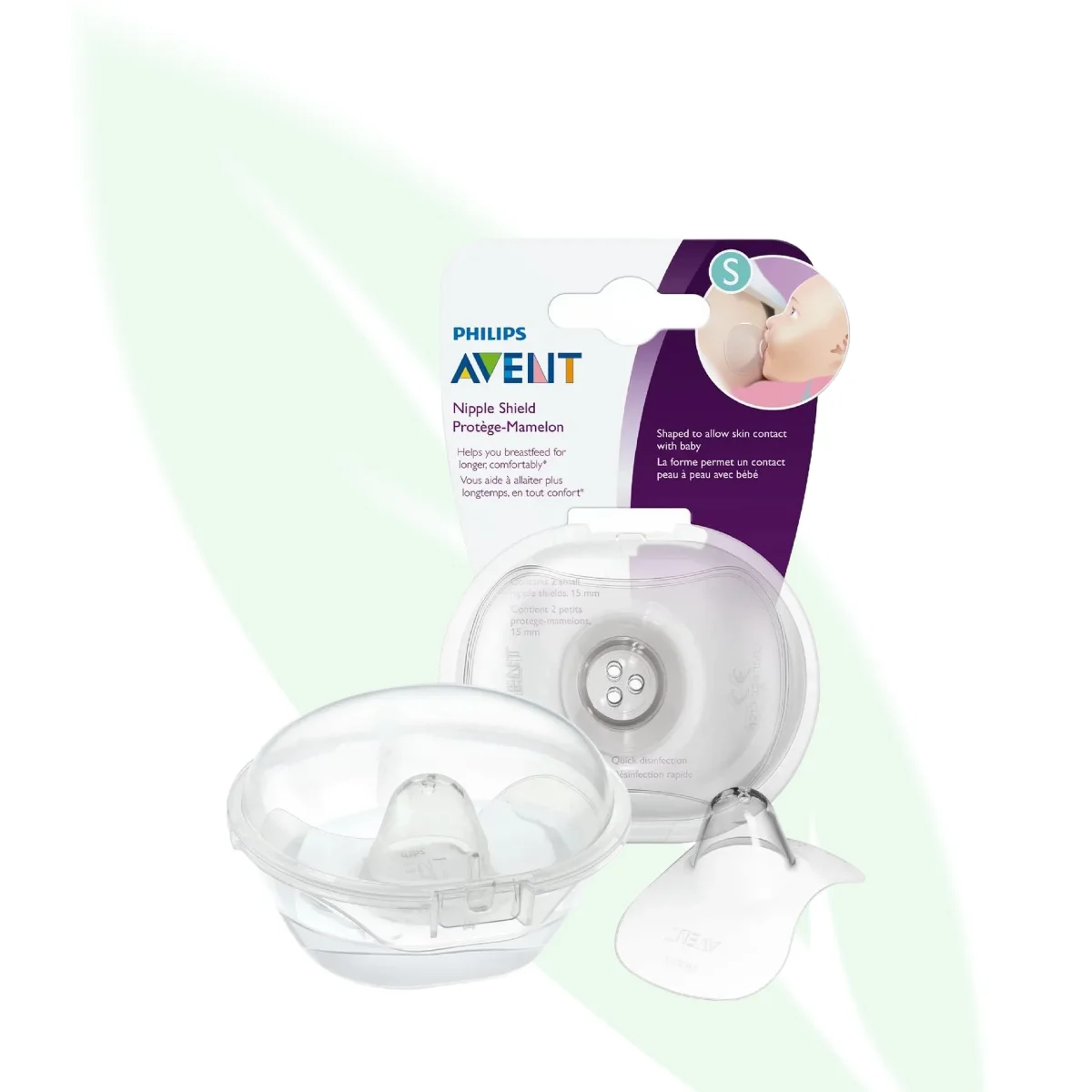 AVENT Silicone Nipple Shield Small 2-Pack