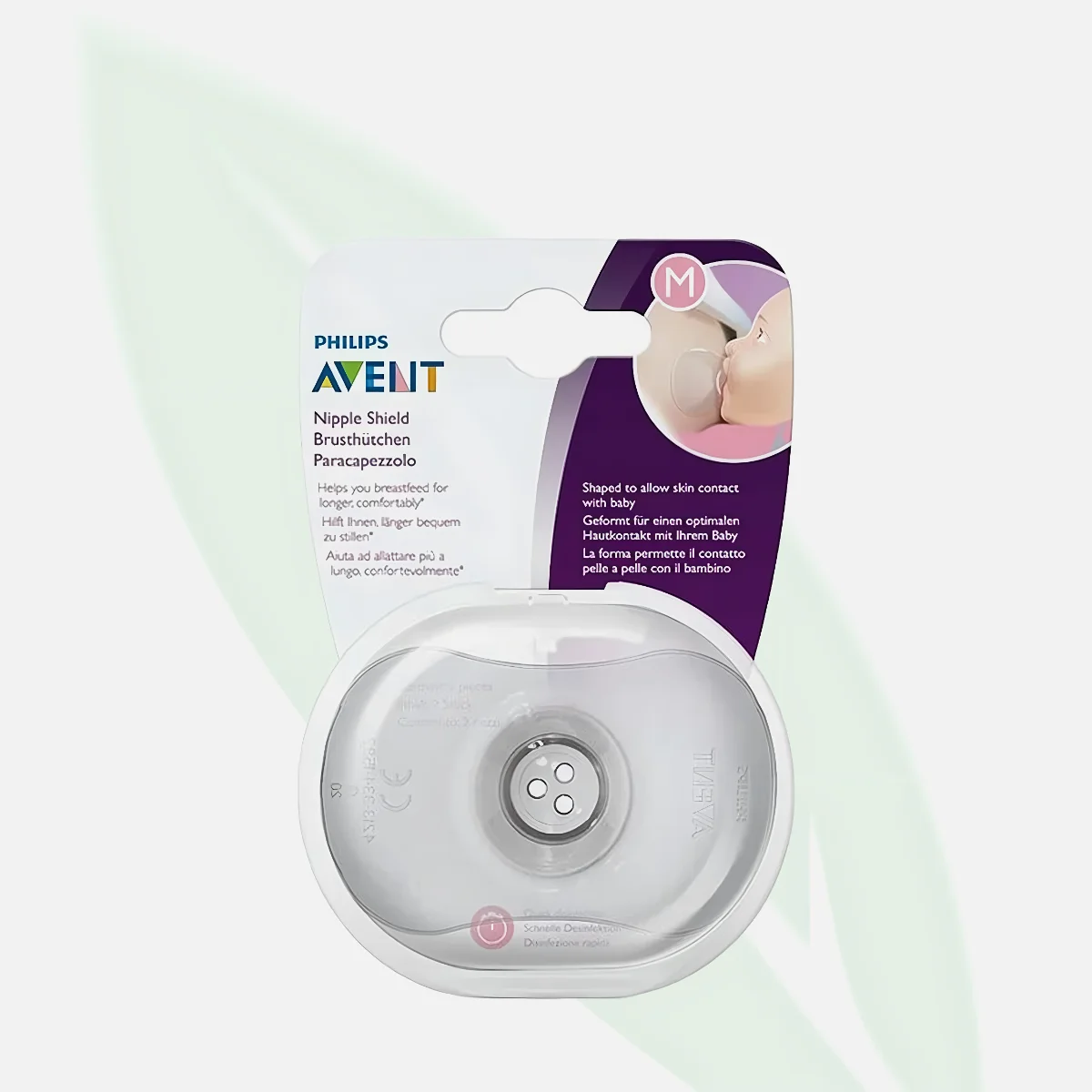 AVENT Silicone Nipple Shield Medium 2-Pack