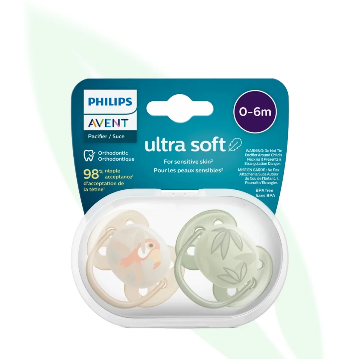 AVENT Ultra Soft 0-6M Orthodontic Pacifier AVENT Ultra Soft 0-6M Orthodontic Pacifier