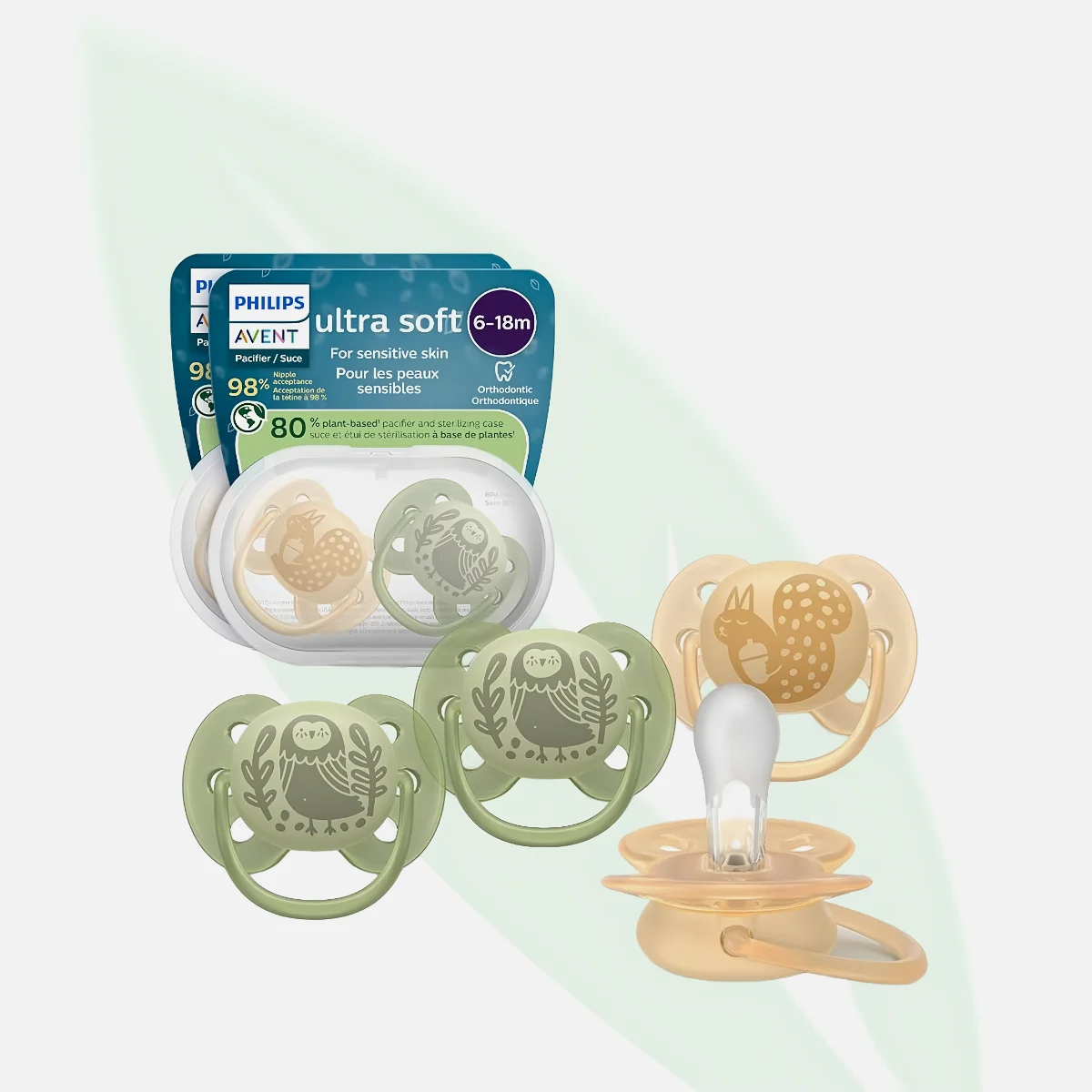 AVENT Ultra Soft Pacifier Sensitive Skin 6-18m AVENT Ultra Soft Pacifier Sensitive Skin 6-18m