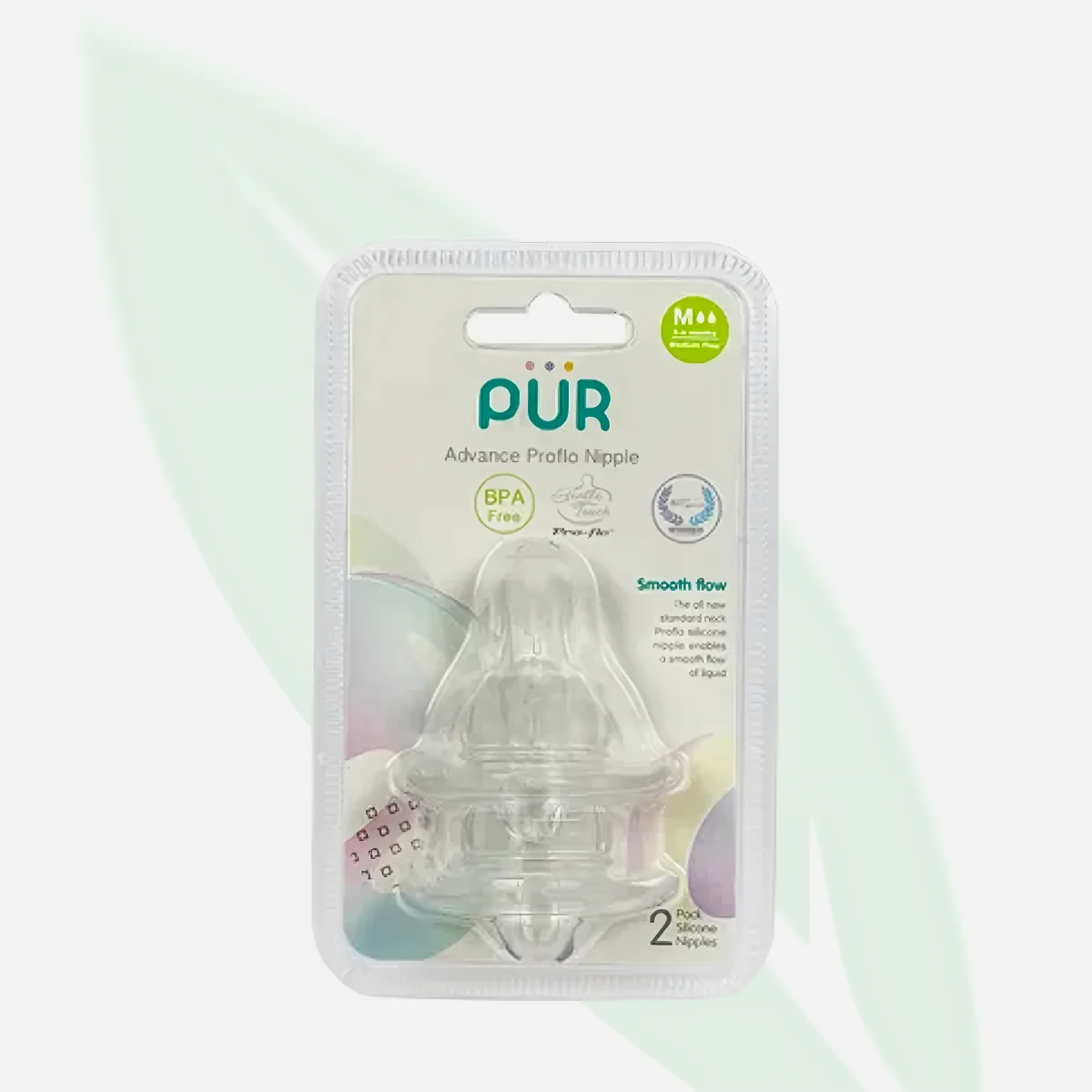 PUR Silicone Classic Nipple Medium Flow 3M+ PUR Silicone Classic Nipple Medium Flow 3M+