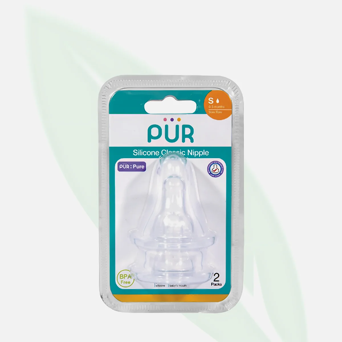 PUR Silicone Classic Orthodontic Soother 0-3 Months PUR Silicone Classic Orthodontic Soother 0-3 Months