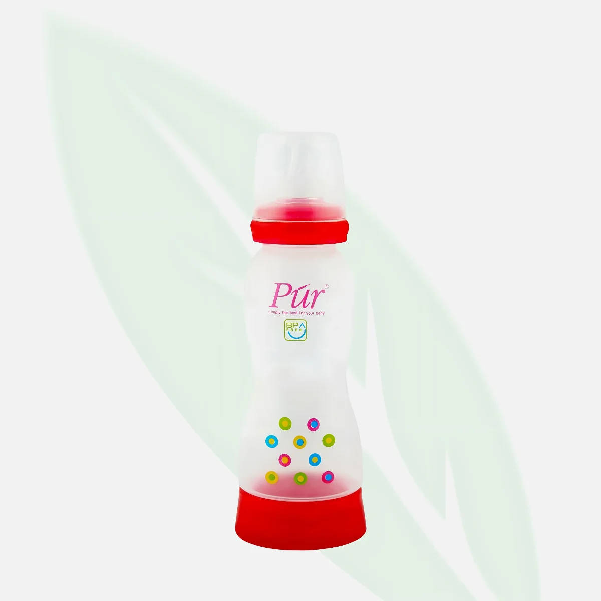 PUR Anti-Colic Baby Bottle with Removable Air-Valve Base Medium PUR Anti-Colic Baby Bottle with Removable Air-Valve Base Medium