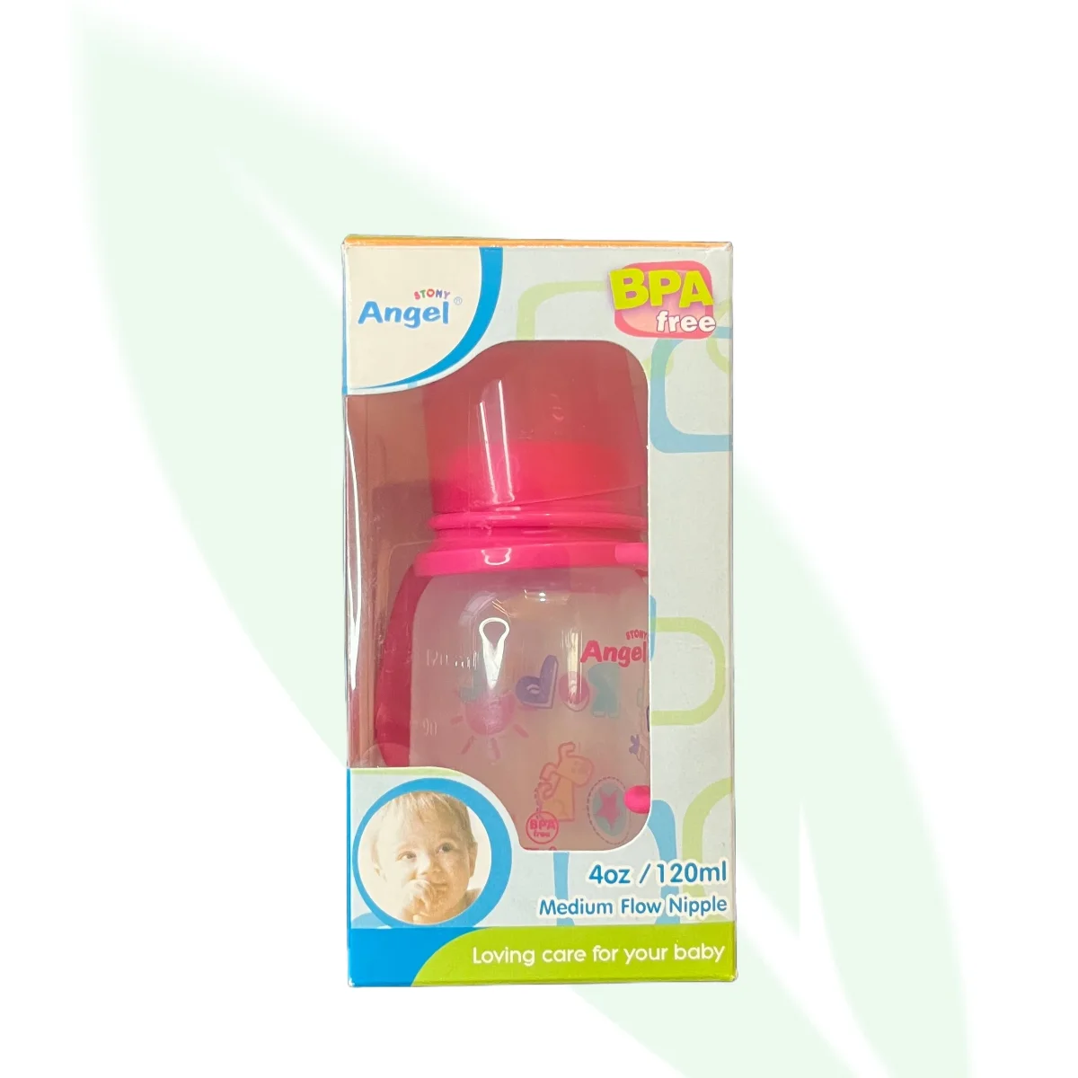 ANGEL BPA-Free PP Feeding Bottle 120ml 3+ Months