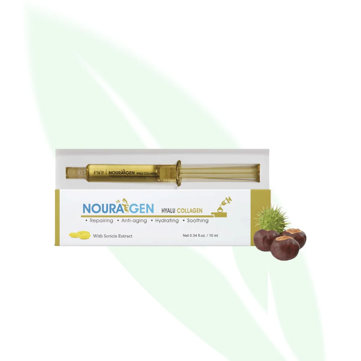 NOURAGEN Hyalu Collagen Marine Collagen & Sericin Rejuvenating Serum 10ml
