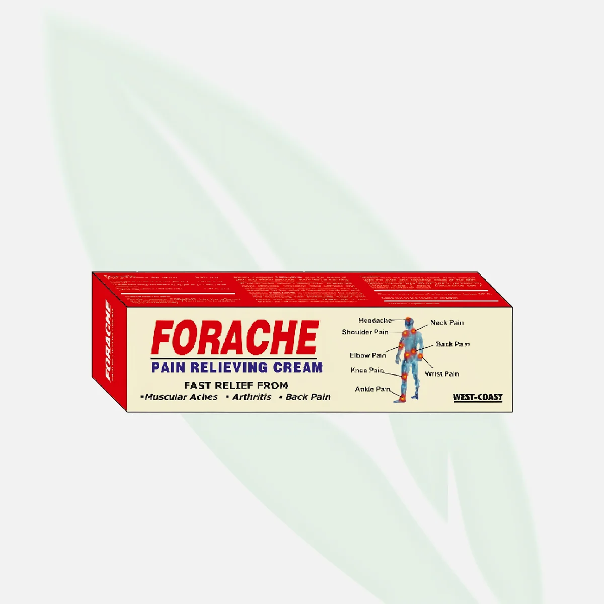 WEST-COAST Forache Pain Relieving Herbal Cream 100g