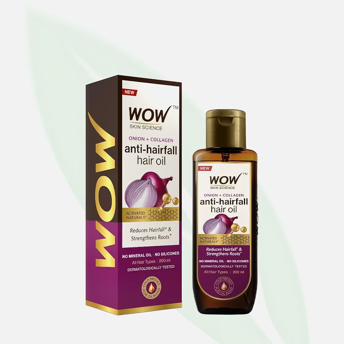 WOW Onion & Collagen Anti-Hairfall Hair Oil 200ml WOW Onion & Collagen Anti-Hairfall Hair Oil 200ml