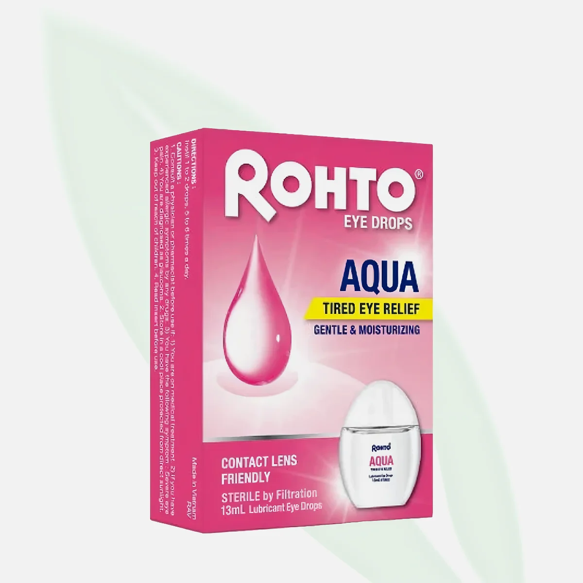 ROHTO Aqua قطرات عيون مرطّبة لطيفة للعيون المتعبة والجافة 13 مل ROHTO Aqua قطرات عيون مرطّبة لطيفة للعيون المتعبة والجافة 13 مل