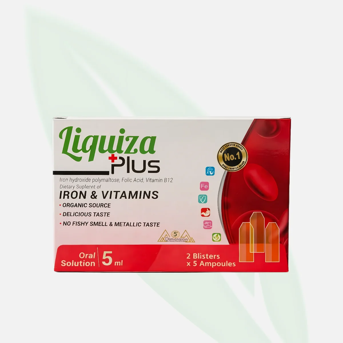 Liquiza Plus Iron & Vitamins Oral Drops 5ml