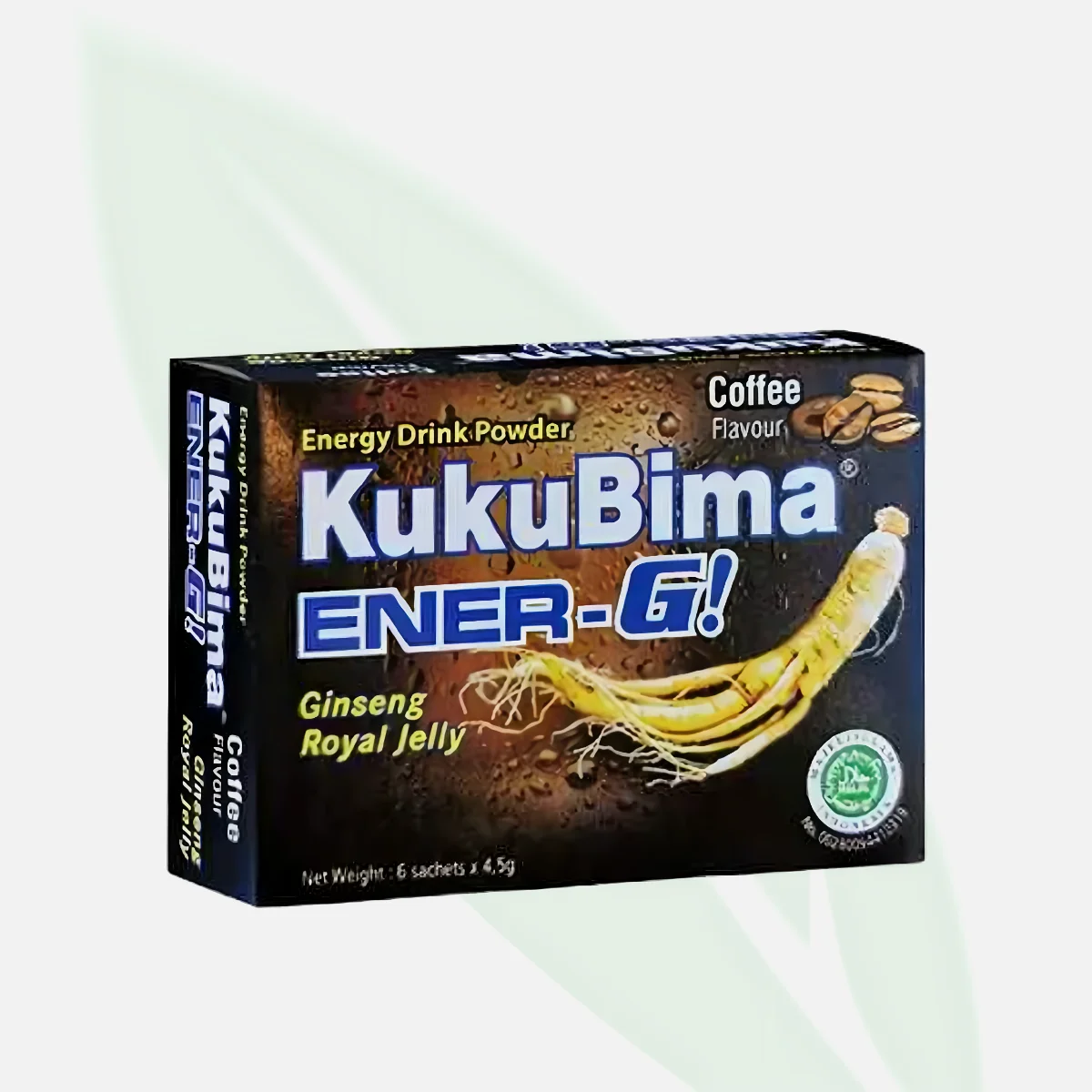 KUKUBIMA ENER-G مشروب طاقة بالجنسنغ والعسل – قهوة 6 أكياس