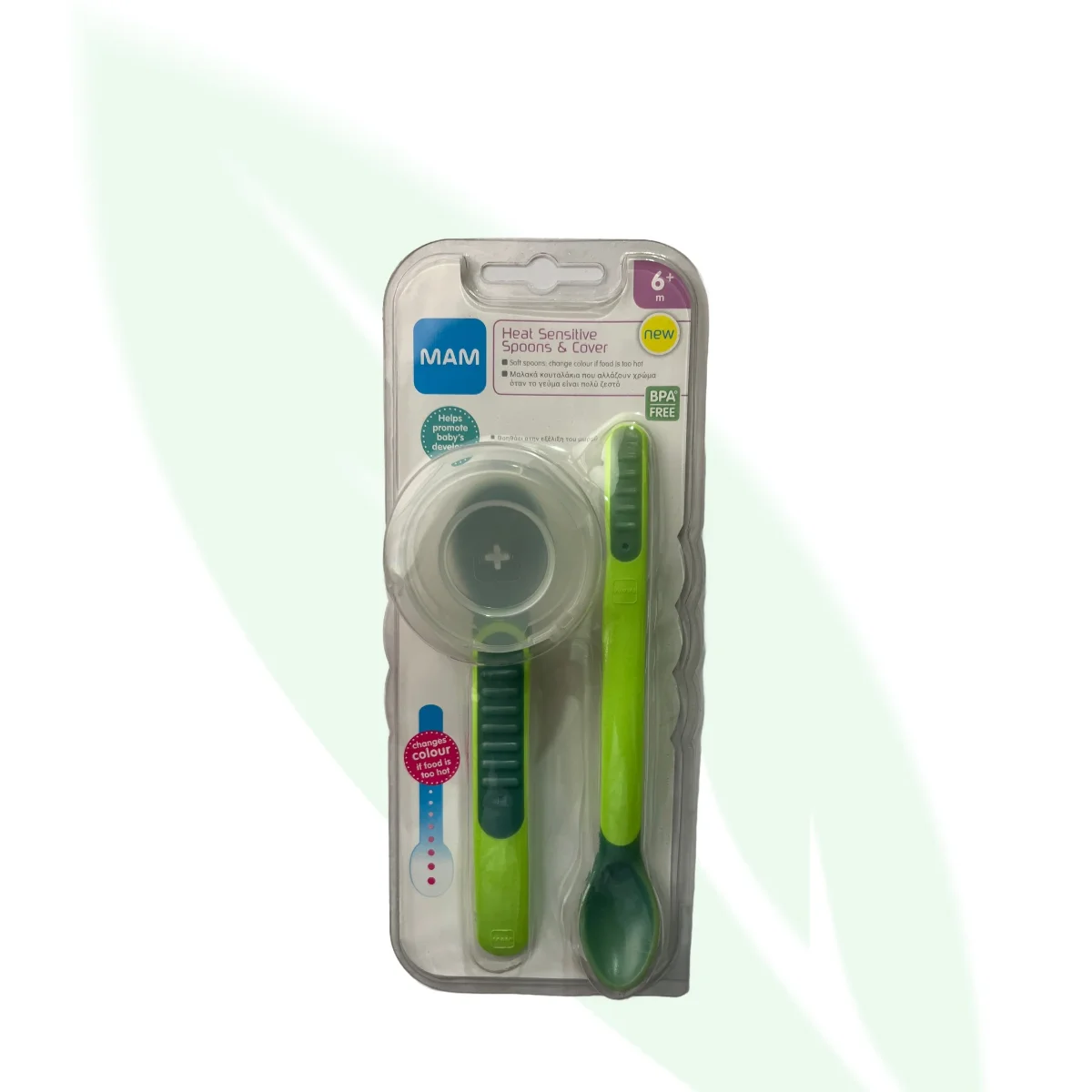 MAM Heat Sensitive Feeding Spoons 6+ Months 2 Pack