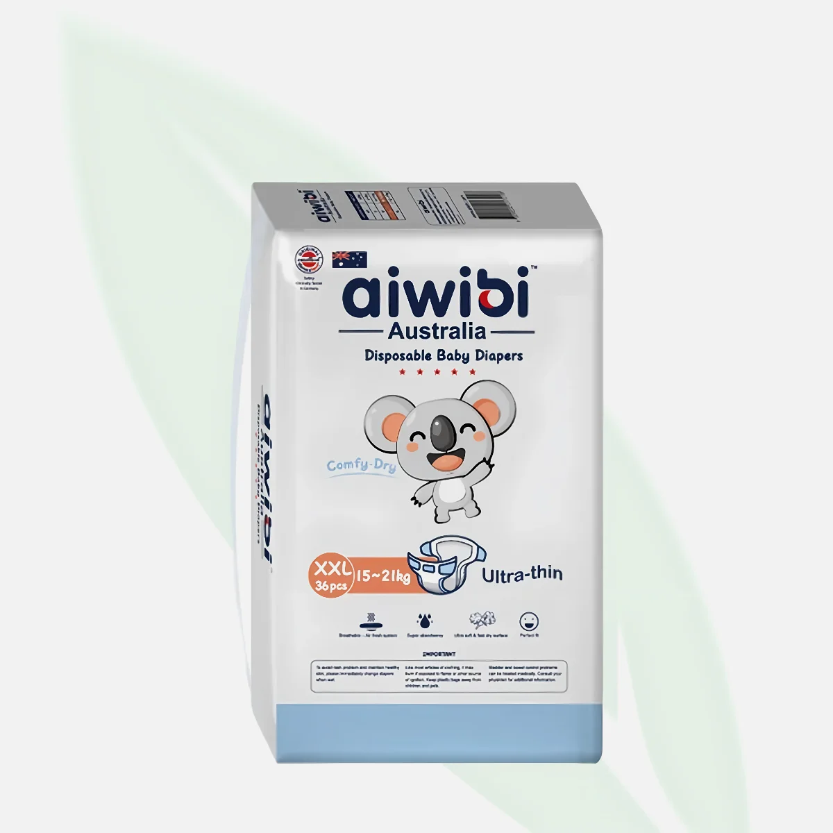 AIWIBI Baby Diapers Size XXL 36pcs AIWIBI Baby Diapers Size XXL 36pcs