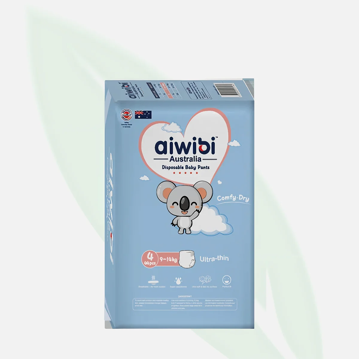 AIWIBI Baby Pants Size L (4) Ultra-Thin 44pcs