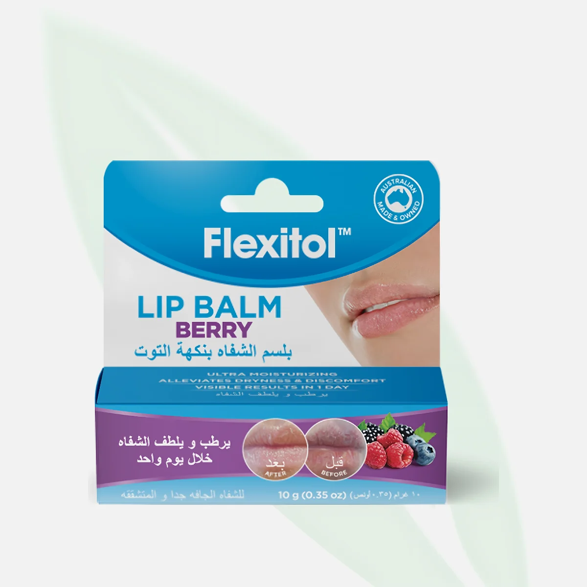 FLEXITOL Lip Balm Berry 10g FLEXITOL Lip Balm Berry 10g