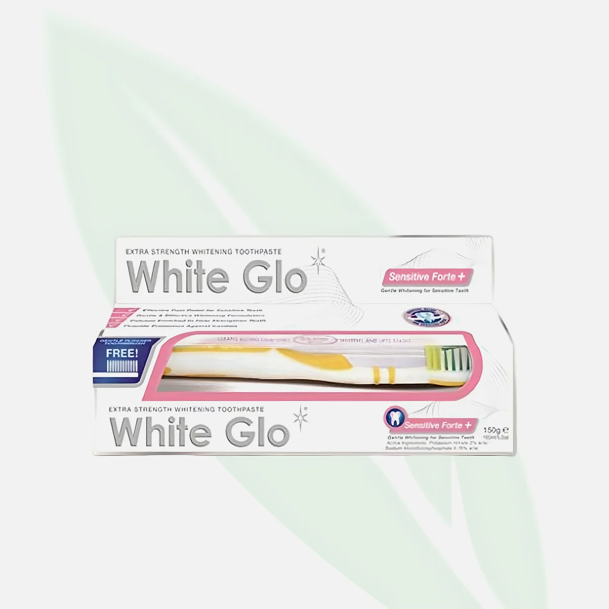 WHITE GLO Sensitive Forte Whitening Toothpaste 150g WHITE GLO Sensitive Forte Whitening Toothpaste 150g