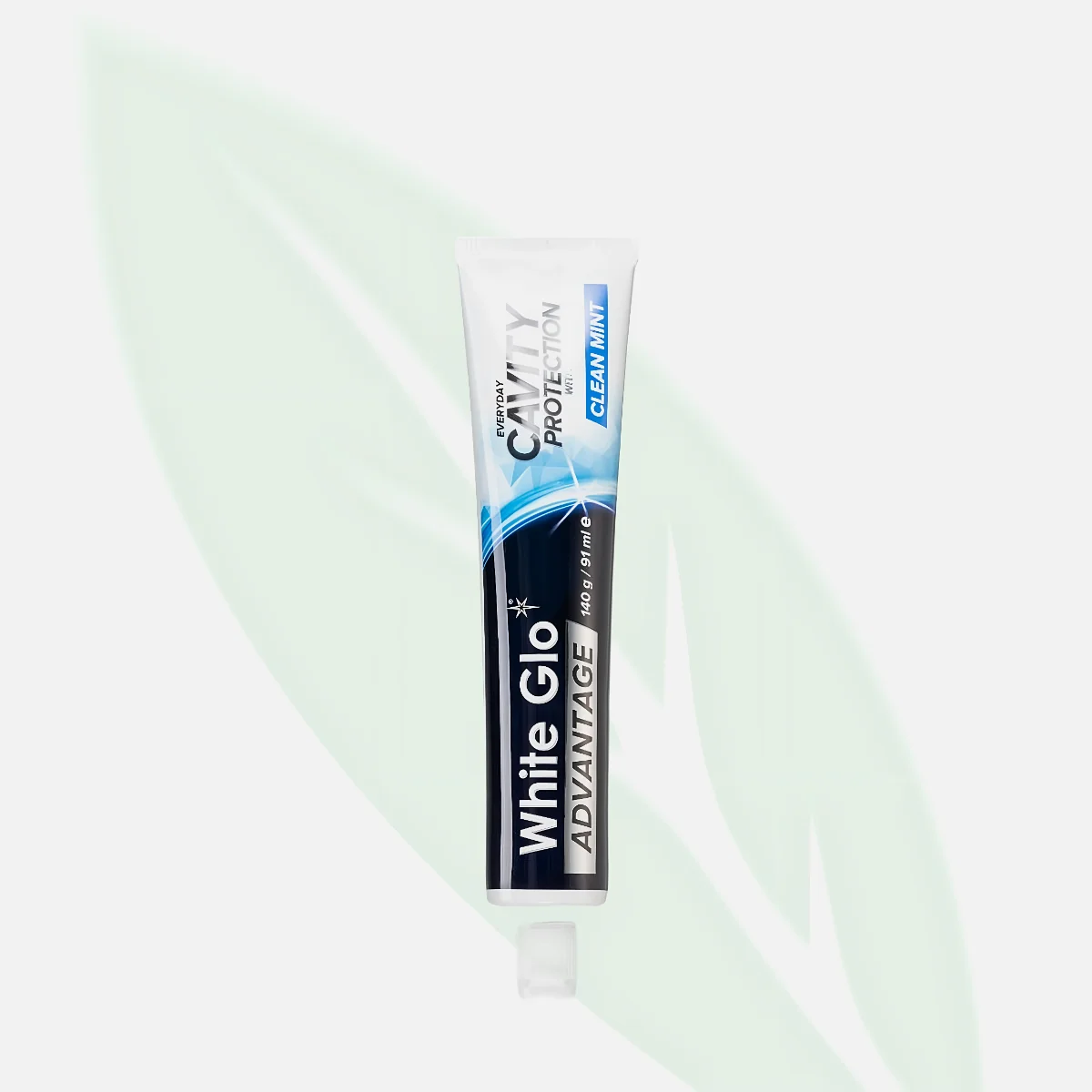 WHITE GLO Advantage Cavity Protection Whitening Toothpaste Mint 140g WHITE GLO Advantage Cavity Protection Whitening Toothpaste Mint 140g
