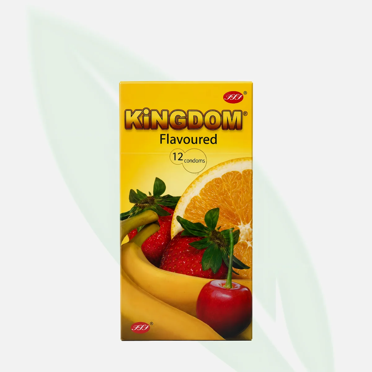 KINGDOM واقيات ذكرية لاتكس بنكهات متعددة عبوة 12 قطعة KINGDOM واقيات ذكرية لاتكس بنكهات متعددة عبوة 12 قطعة